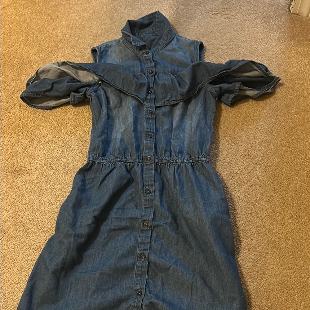 Abercrombie Kids Blue Denim Dress